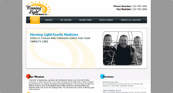 Desktop Screenshot of morninglightfamilymed.com